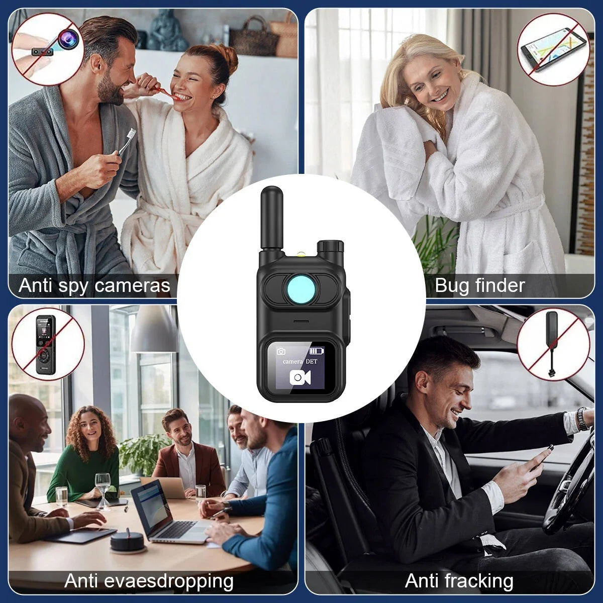 Hidden Camera Detector RF & Lens Detection