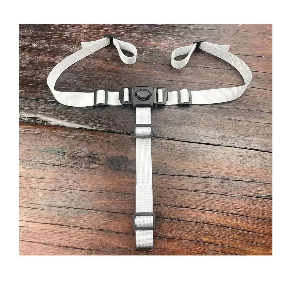 High Chair Safety Harness Three-Point Nylon Easy-Clean