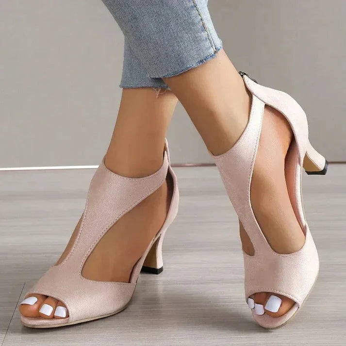 High-Heel Pumps Orthopedic Cushioned Non-Slip 2.3-Inch Heel