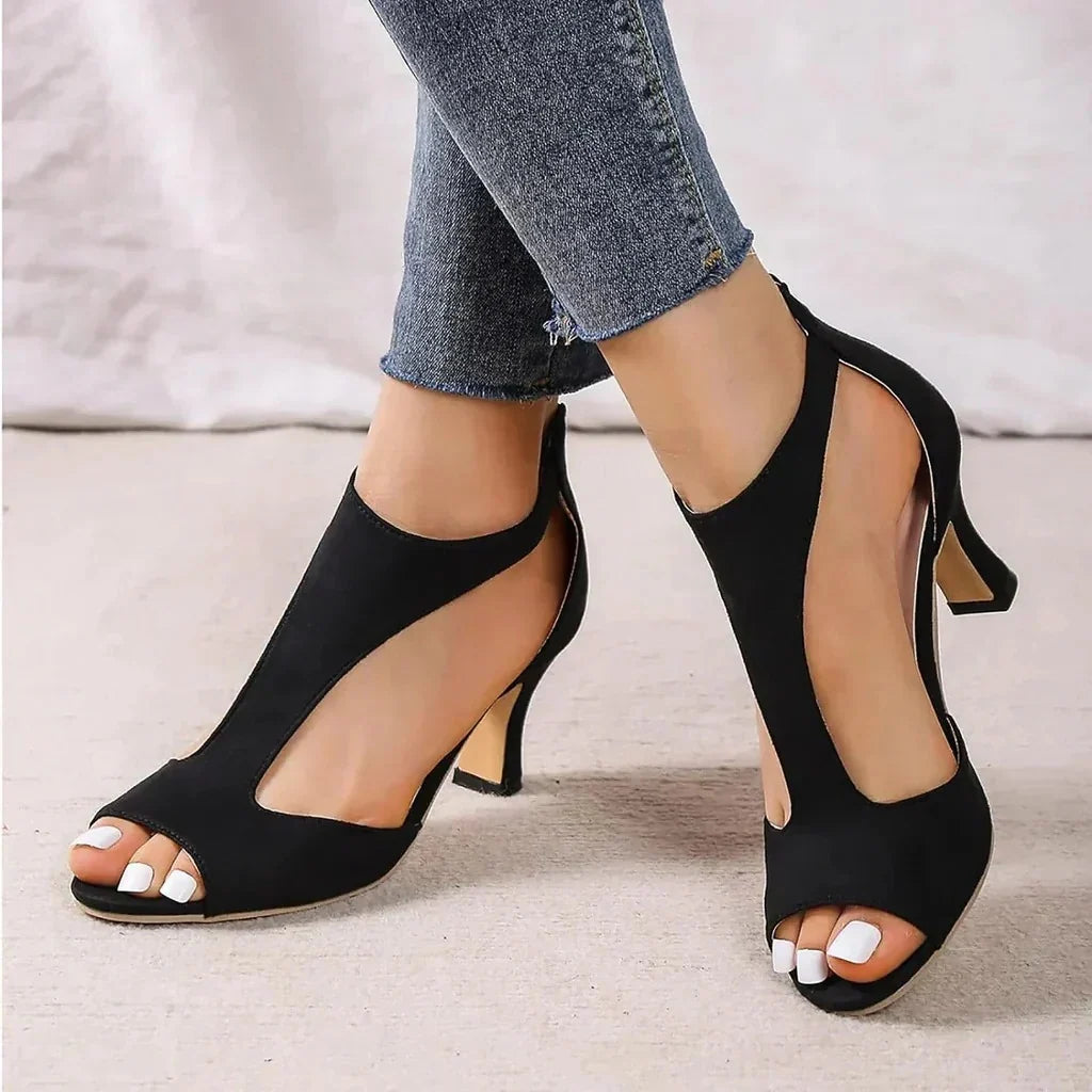 High-Heel Pumps Orthopedic Cushioned Non-Slip 2.3-Inch Heel