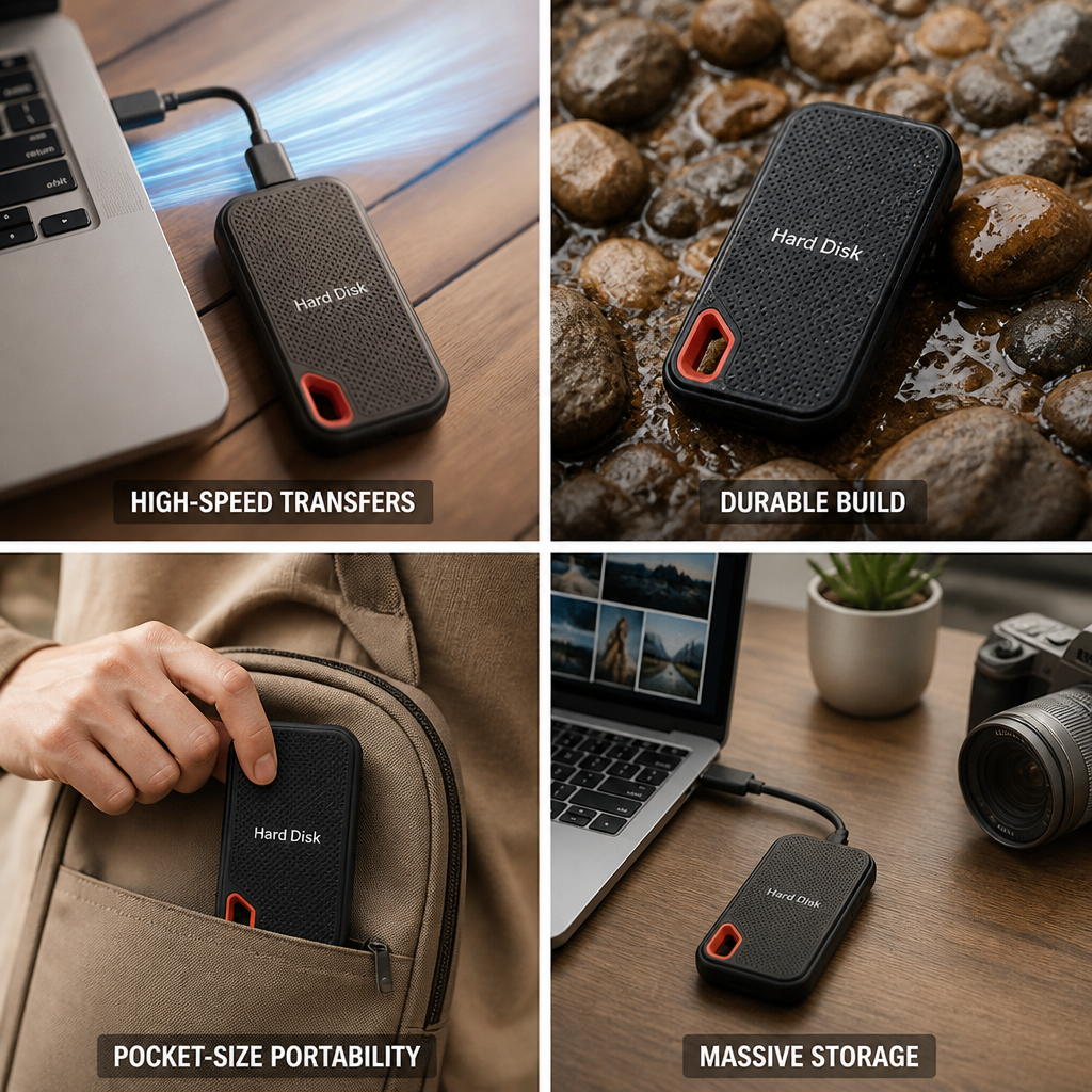 High-Speed USB-C Portable SSD