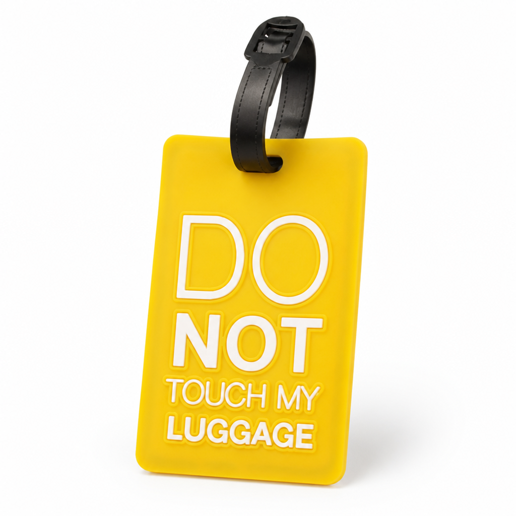 High-Visibility Silicone Luggage Tag (Adjustable Strap)