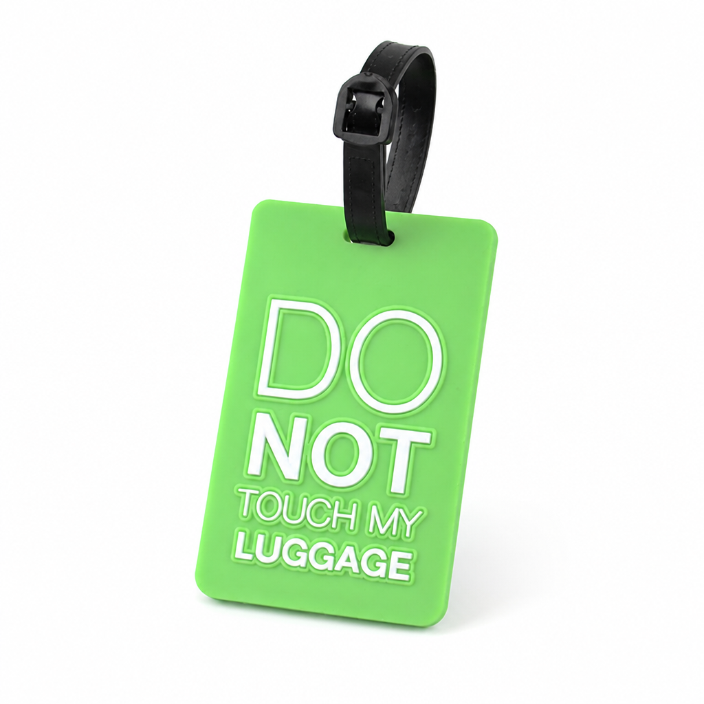High-Visibility Silicone Luggage Tag (Adjustable Strap)