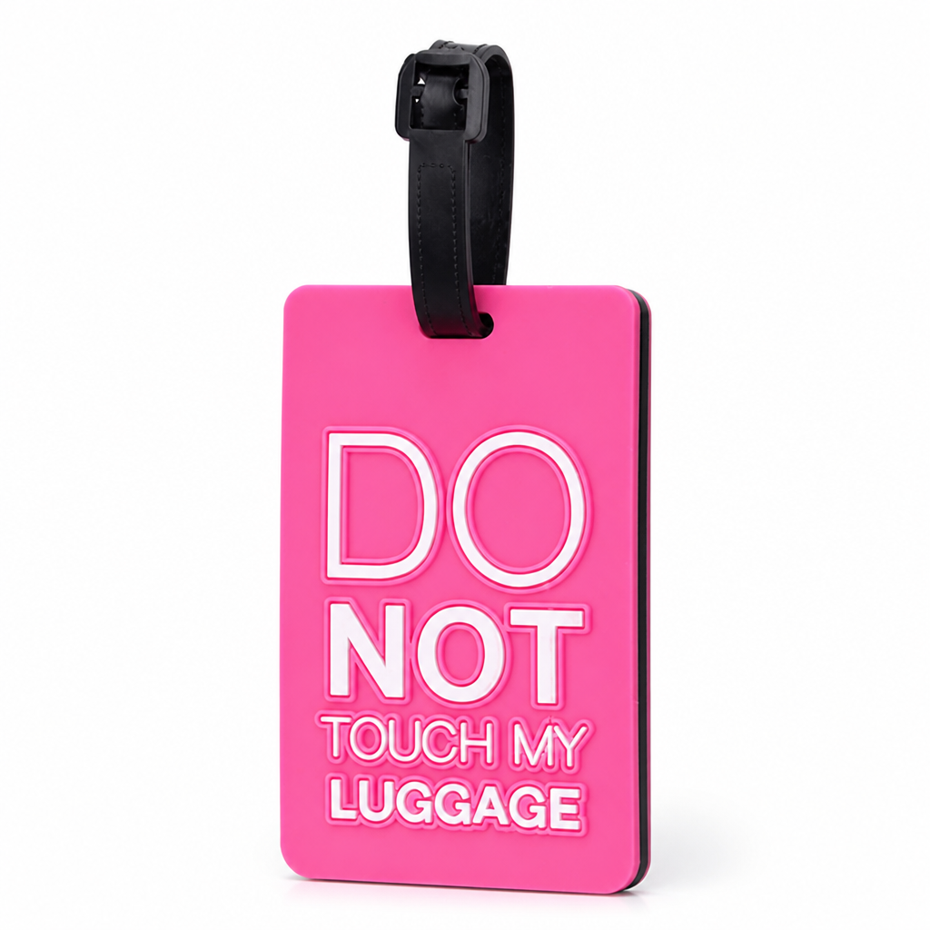 High-Visibility Silicone Luggage Tag (Adjustable Strap)