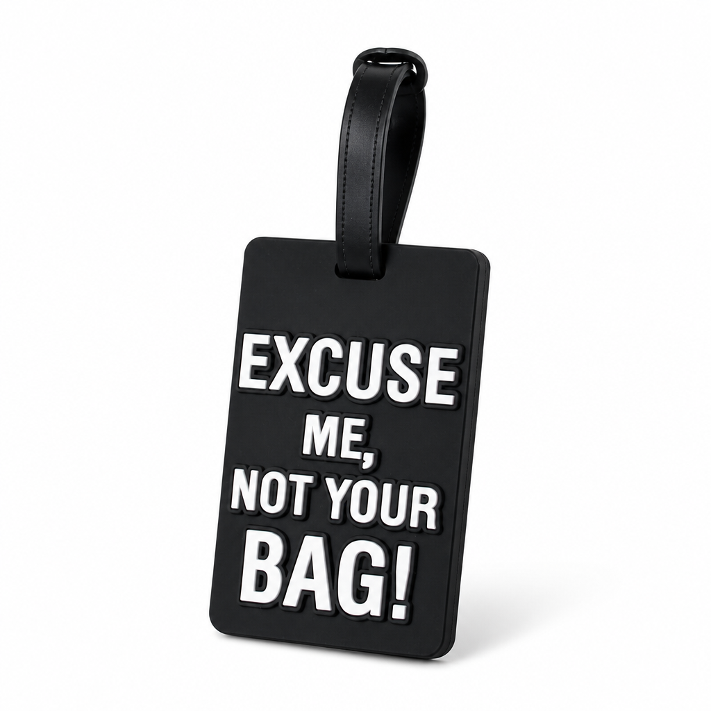 High-Visibility Silicone Luggage Tag (Adjustable Strap)