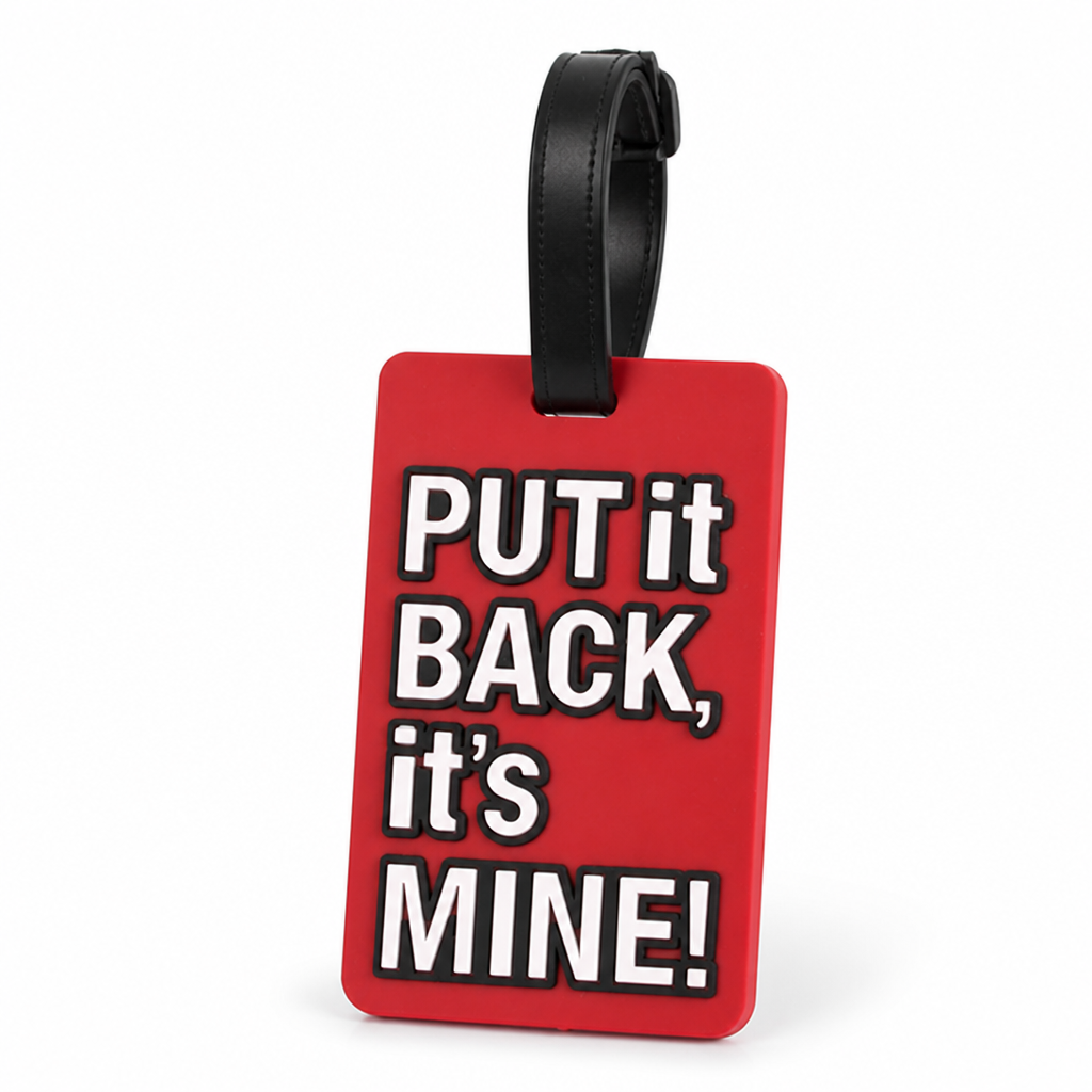High-Visibility Silicone Luggage Tag (Adjustable Strap)