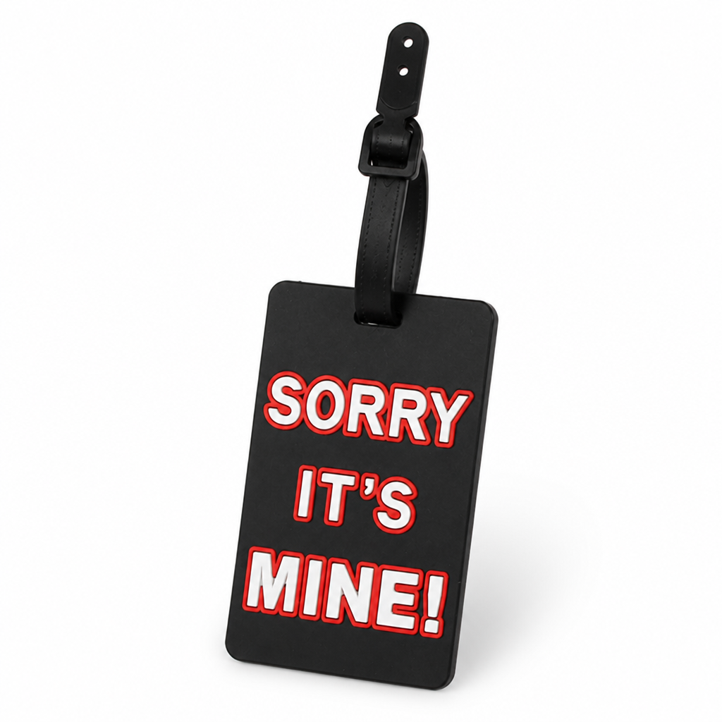 High-Visibility Silicone Luggage Tag (Adjustable Strap)
