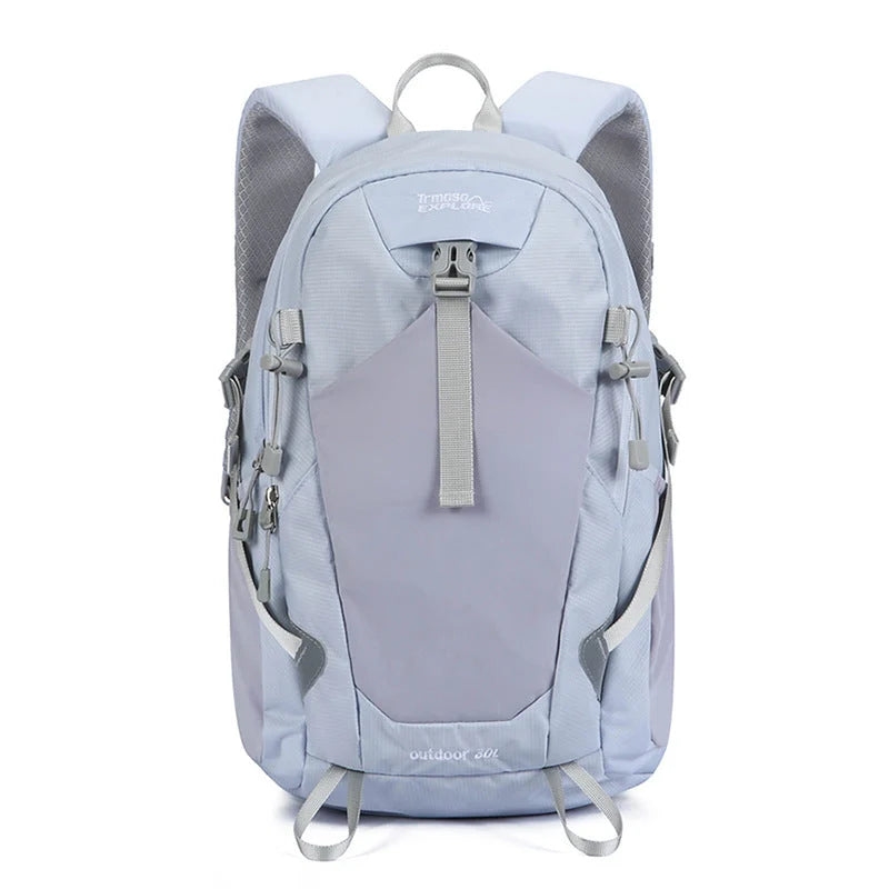 Hiking Backpack Padded Straps & Ventilated Back Moisture-Resistant Fabric
