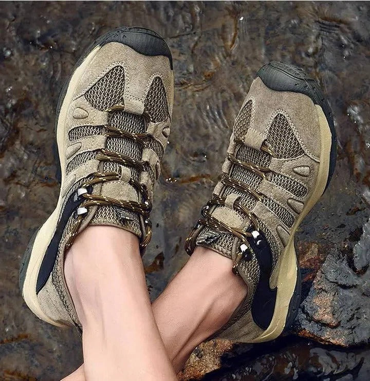 Hiking Shoes Waterproof Breathable All-Terrain Traction