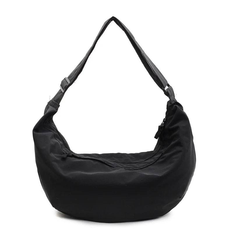 Hobo Bag Soft Lightweight Fabric Adjustable Strap & Spacious Interior
