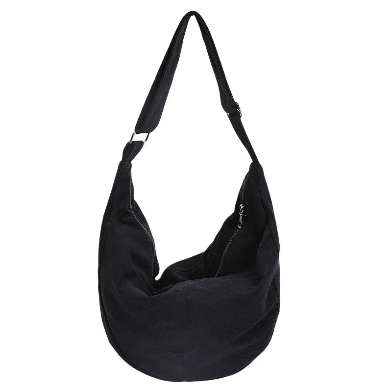 Hobo Bag Spacious Interior Adjustable Strap Zipper Closure