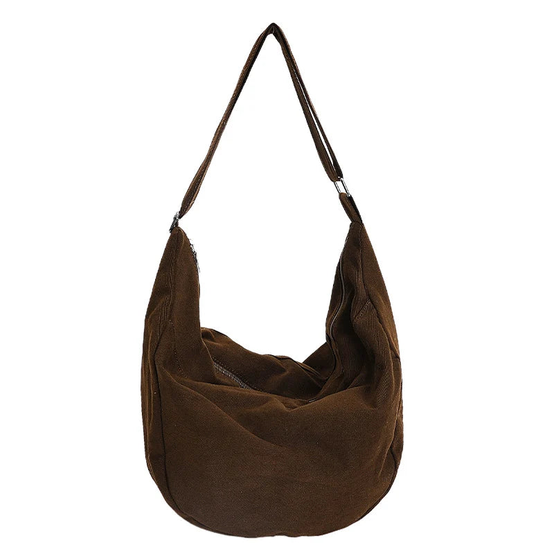 Hobo Bag Spacious Interior Adjustable Strap Zipper Closure
