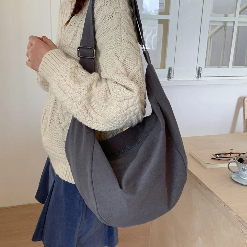 Hobo Bag Spacious Interior Adjustable Strap Zipper Closure