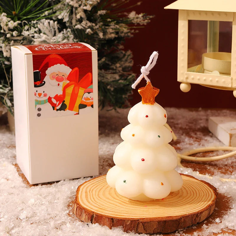Holiday Ornament Candle Hand-Poured Soy Wax Hanging Loop