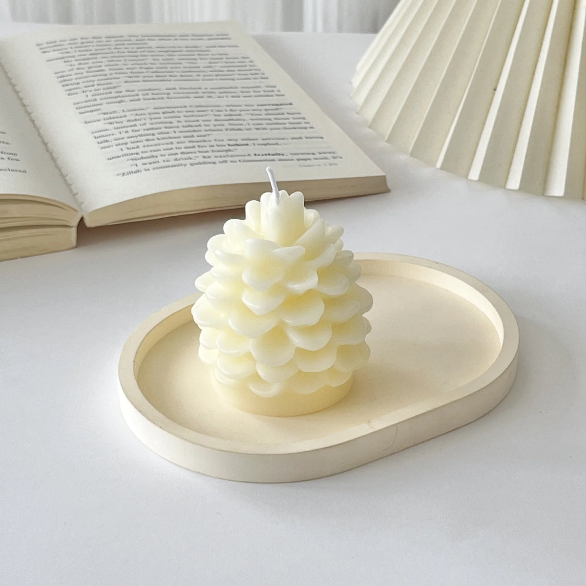 Holiday Ornament Candle Hand-Poured Soy Wax Hanging Loop