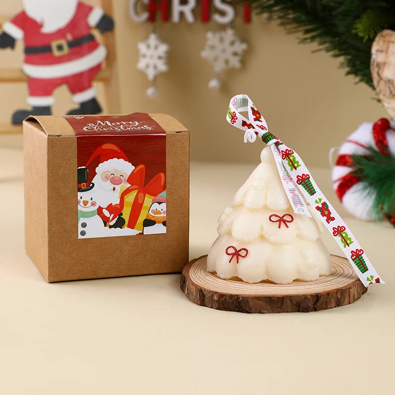 Holiday Ornament Candle Hand-Poured Soy Wax Hanging Loop
