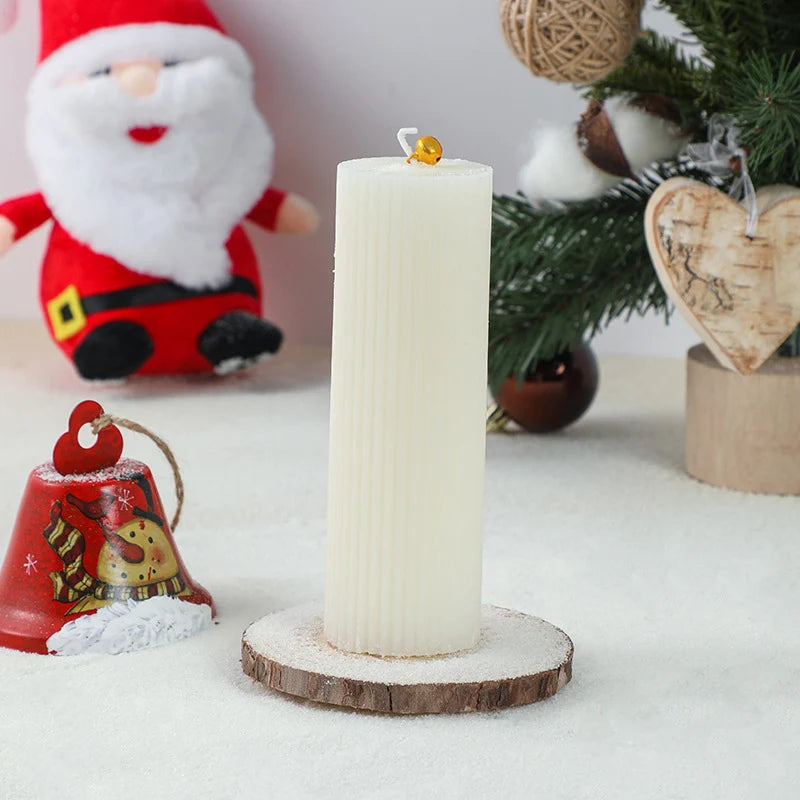 Holiday Ornament Candle Hand-Poured Soy Wax Hanging Loop