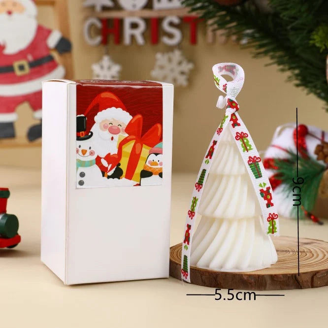 Holiday Ornament Candle Hand-Poured Soy Wax Hanging Loop