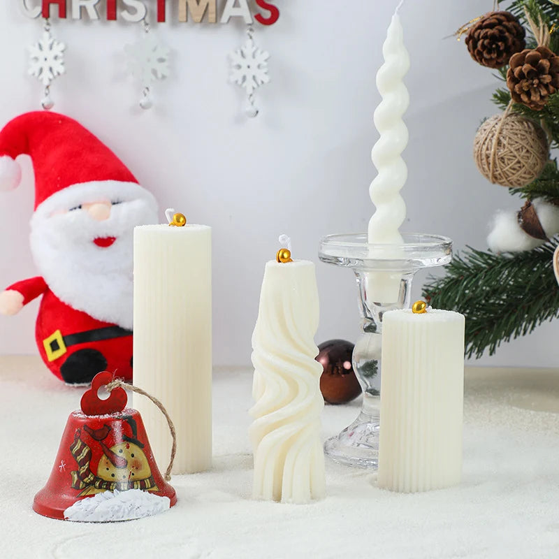 Holiday Ornament Candle Hand-Poured Soy Wax Hanging Loop