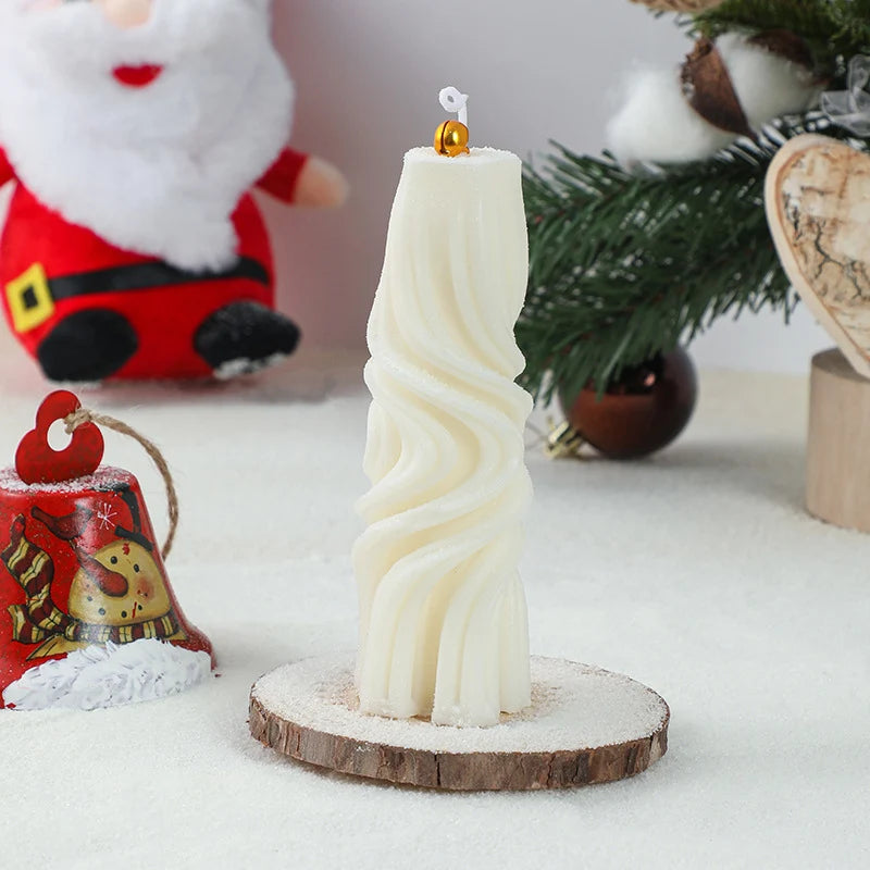Holiday Ornament Candle Hand-Poured Soy Wax Hanging Loop