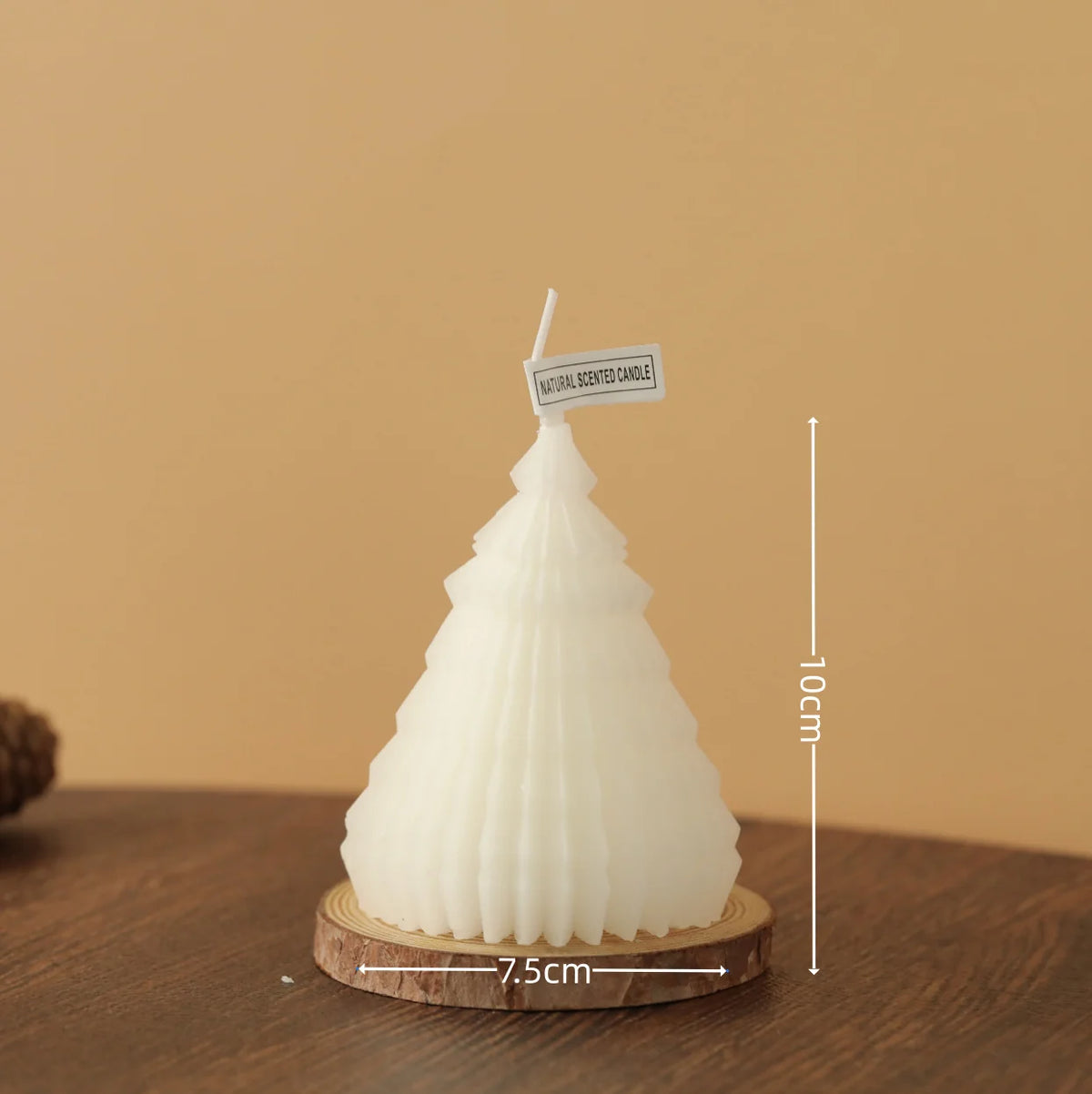 Holiday Ornament Candle Hand-Poured Soy Wax Hanging Loop