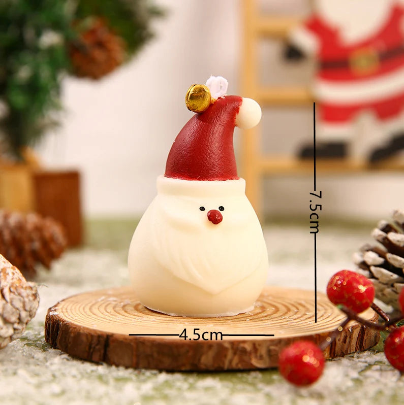 Holiday Ornament Candle Hand-Poured Soy Wax Hanging Loop