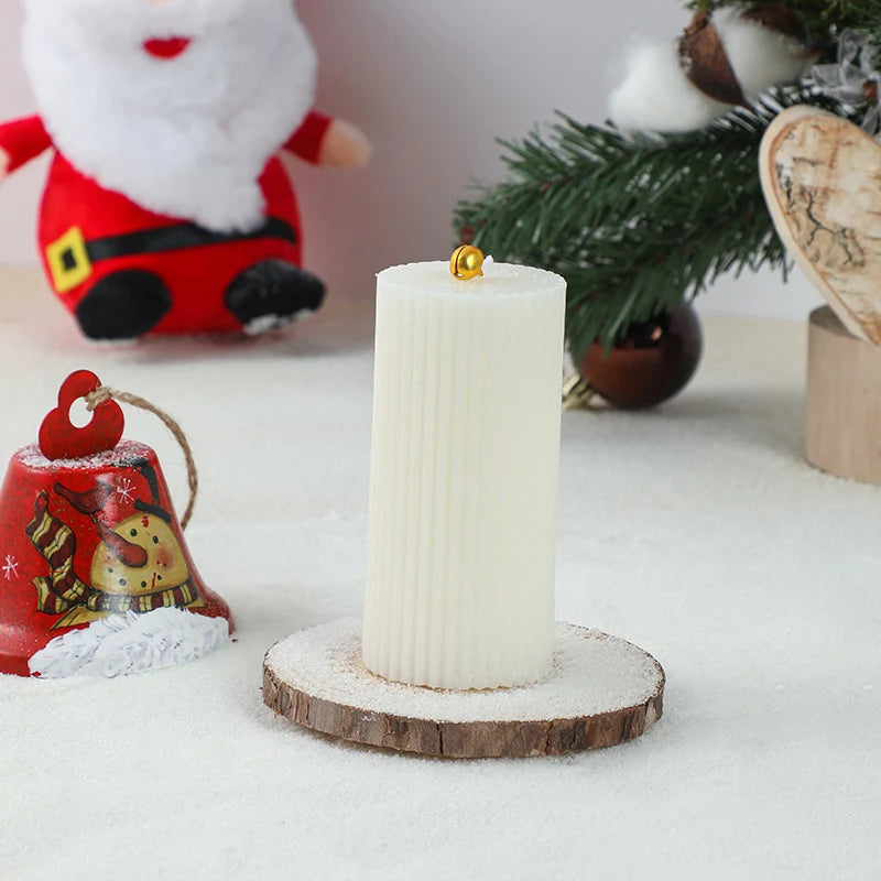Holiday Ornament Candle Hand-Poured Soy Wax Hanging Loop