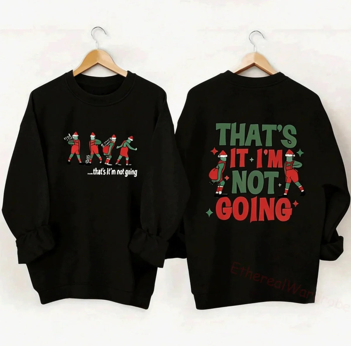 Holiday Pullover Cotton Blend Breathable Machine Washable