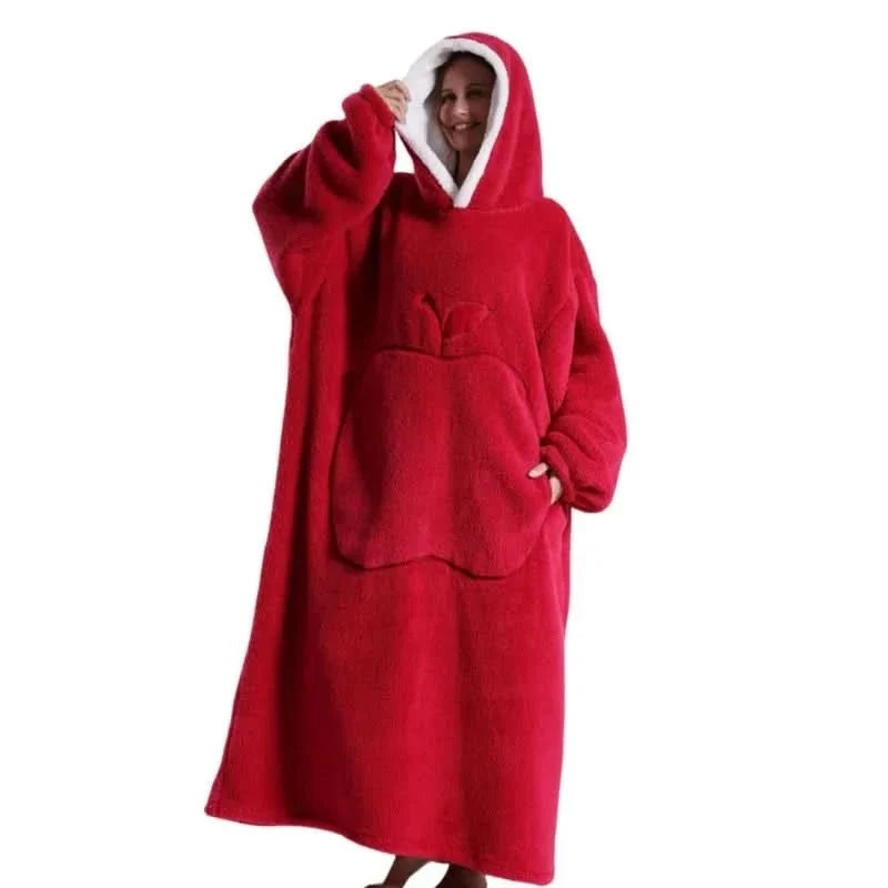 Hoodie Oversized Fleece Hood & Kangaroo Pocket