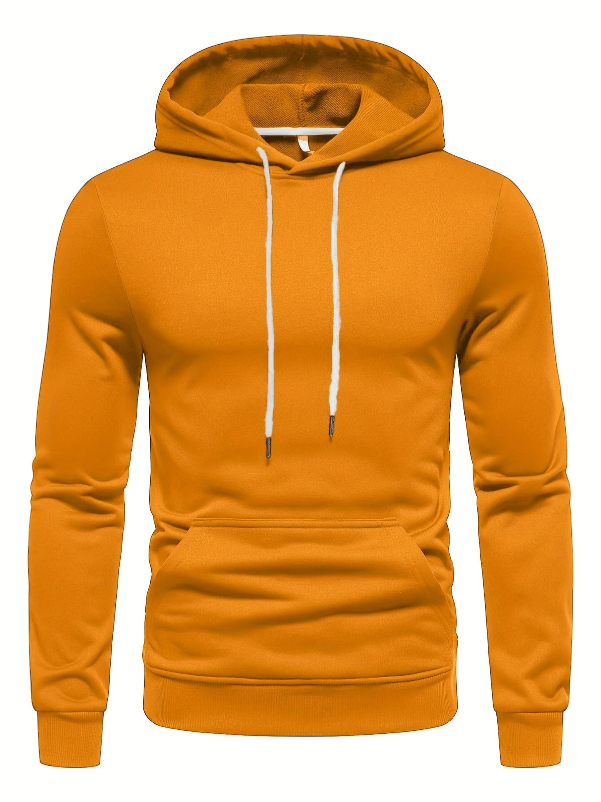 Hoodie Polyester Knit Adjustable Drawstring Hood Stretch Fit