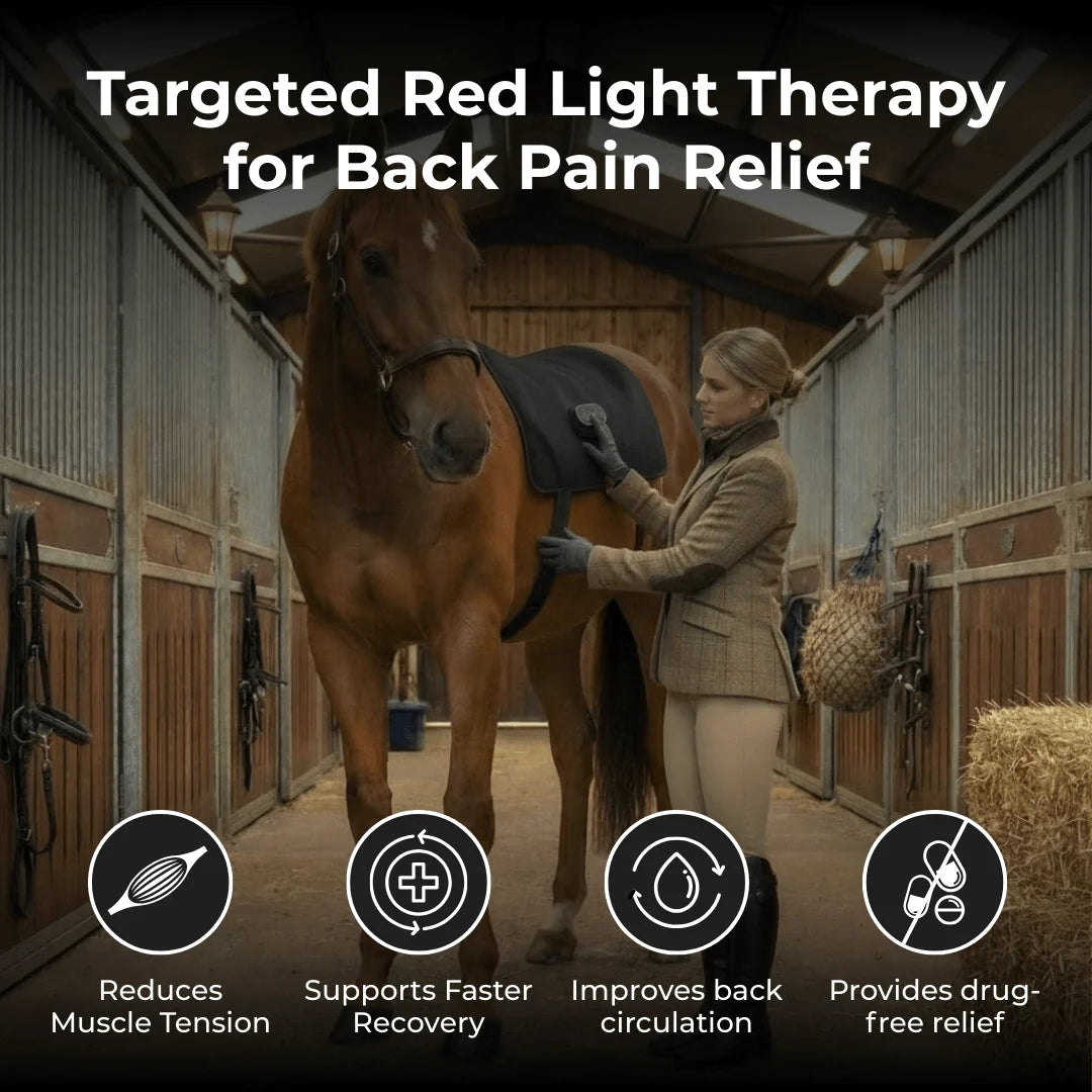 Horse Back Wrap LED Red Light Therapy Rechargeable Cordless