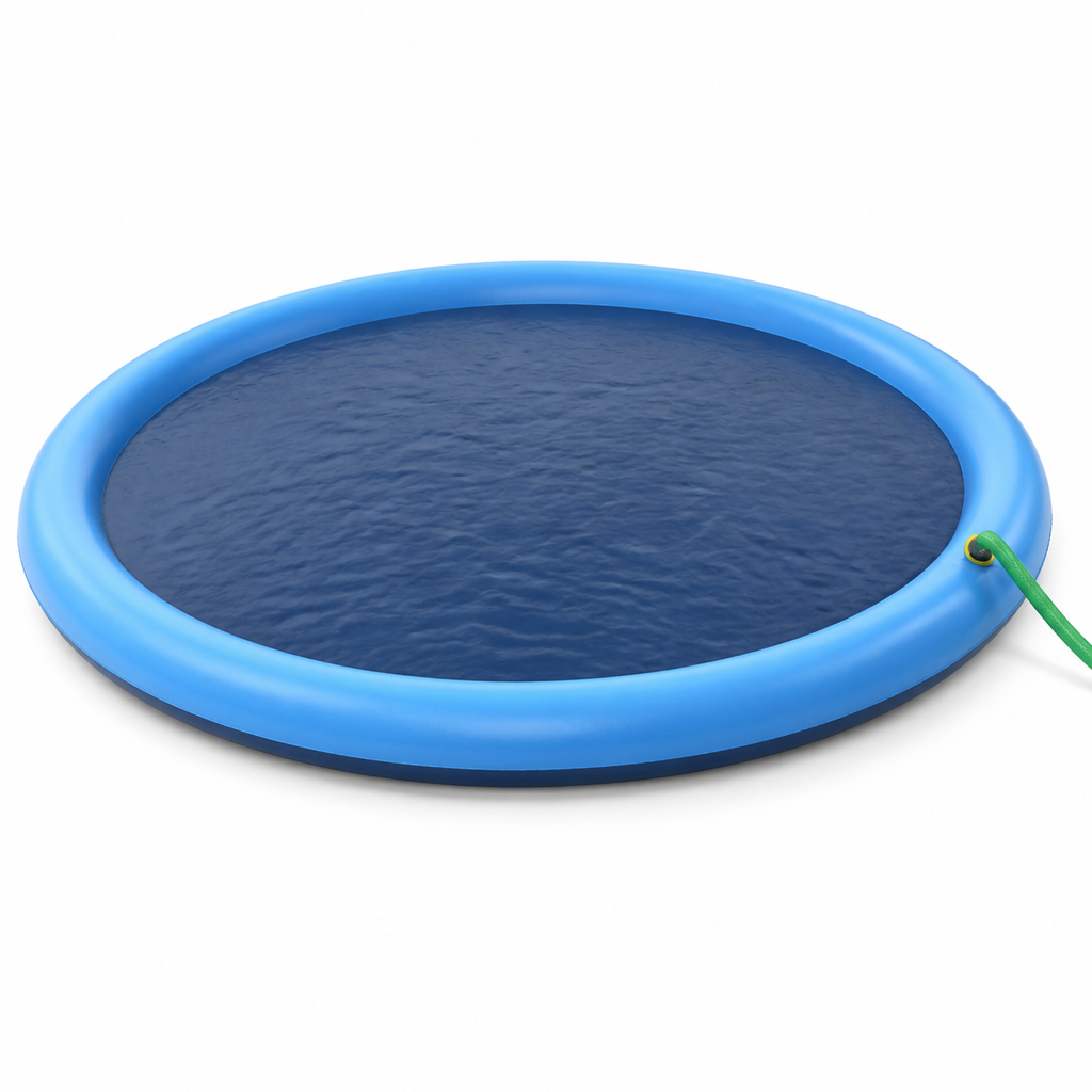 Hose-Connect Pet-Safe PVC Splash Pad (Foldable)