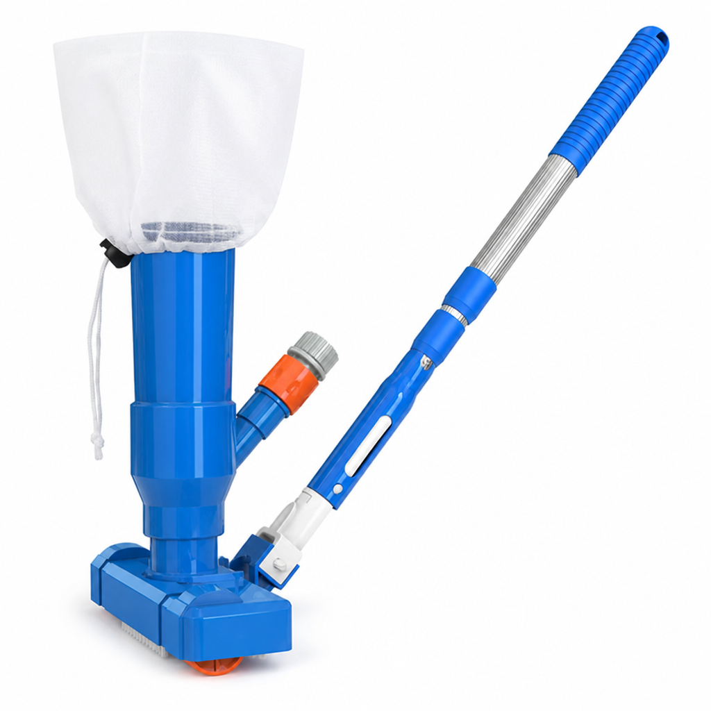 Hose-Powered Aluminum Telescoping Pool Vacuum