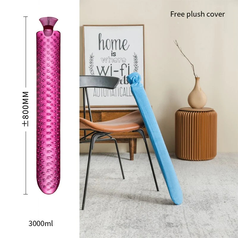 Hot Water Bottle Extra-Long Soft Insulating Cover