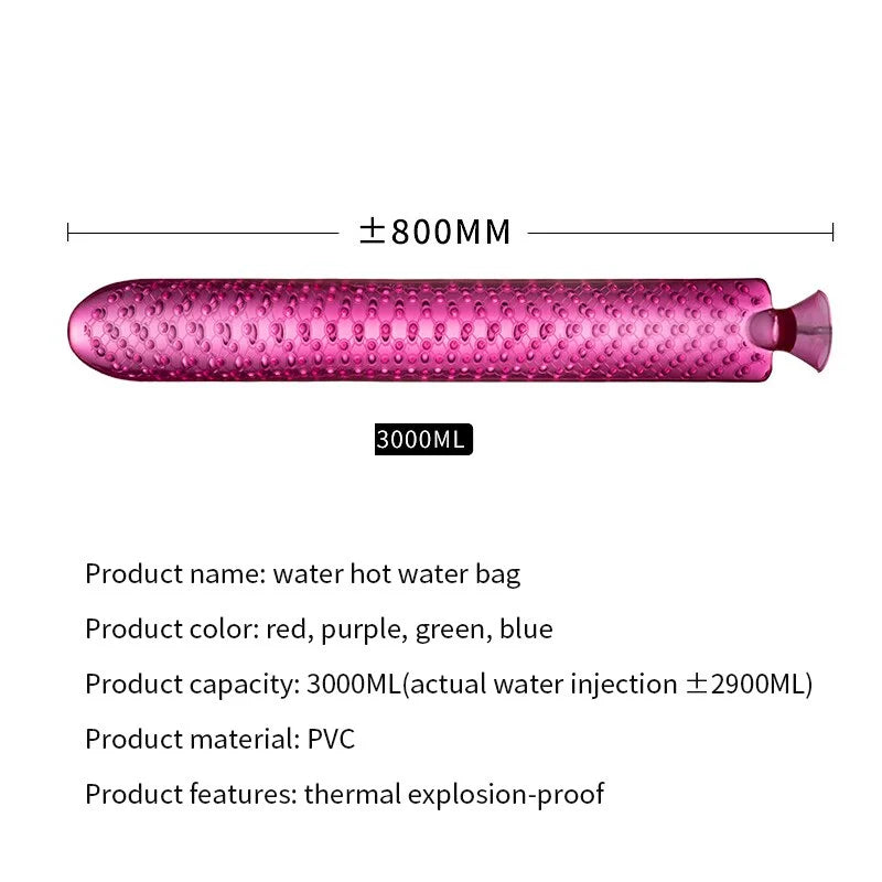 Hot Water Bottle Extra-Long Soft Insulating Cover