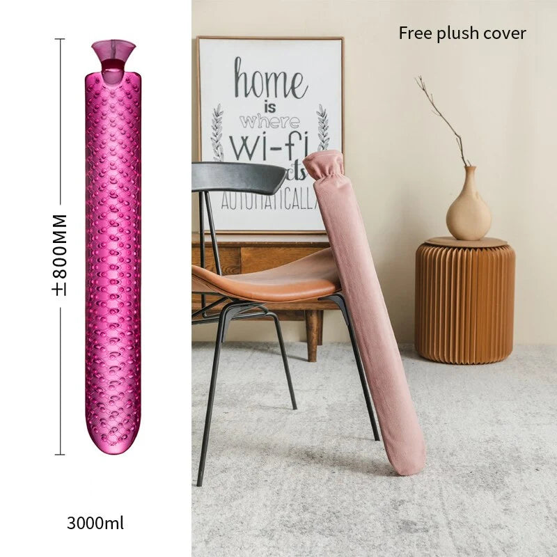 Hot Water Bottle Extra-Long Soft Insulating Cover