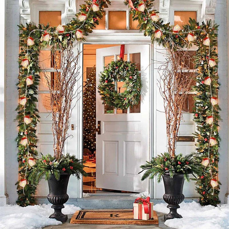 House Light Natural Wood Warm White LED Cordless