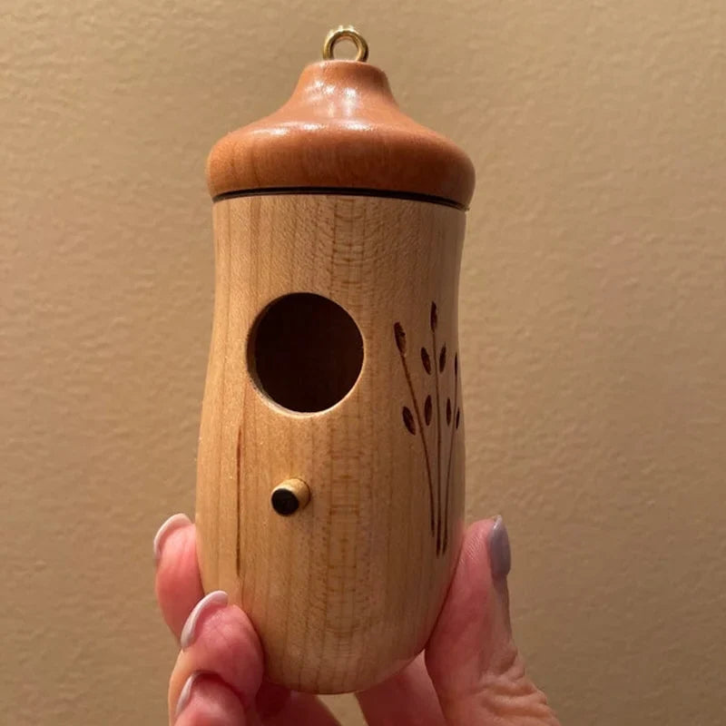 Hummingbird House Weather-Resistant Resin Wood Grain Finish