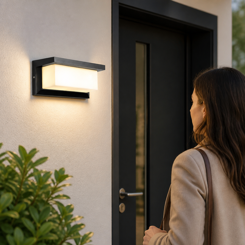 IP65 Waterproof Motion-Sensor LED Outdoor Wall Light