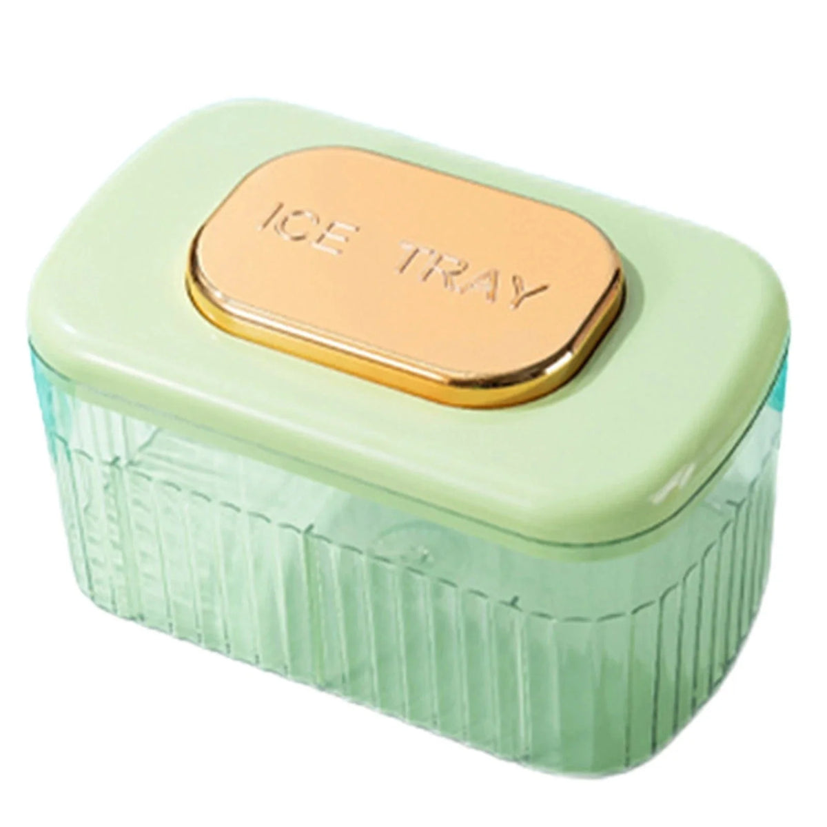Ice Cube Maker One-Press Space-Saving Freezer-Safe