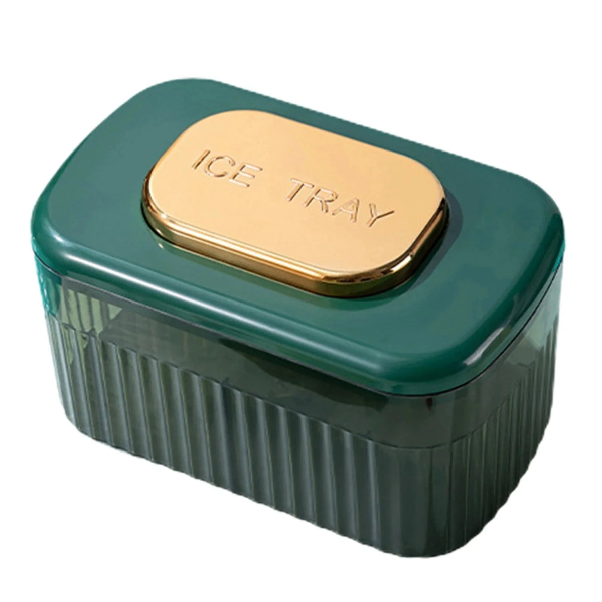 Ice Cube Maker One-Press Space-Saving Freezer-Safe
