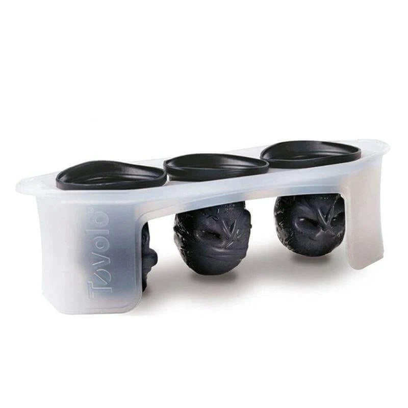 Ice Cube Mold Skull-Shaped Silicone BPA-Free Dishwasher-Safe