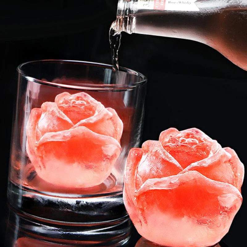 Ice Mold Rose-Shaped Food-Grade Silicone