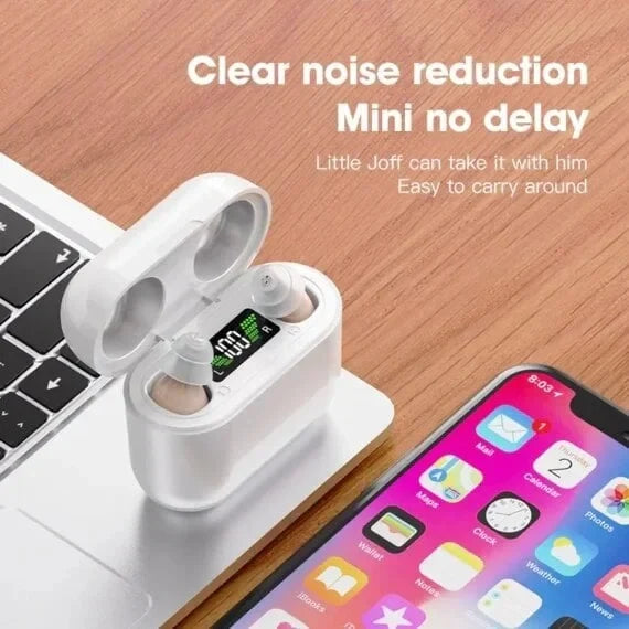 In-Ear Amplifier Adjustable Volume & USB Rechargeable Comfortable Fit