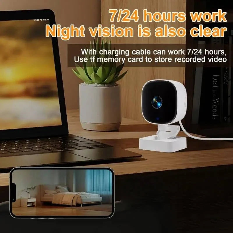 Indoor Security Camera WiFi Night Vision & Two-Way Audio