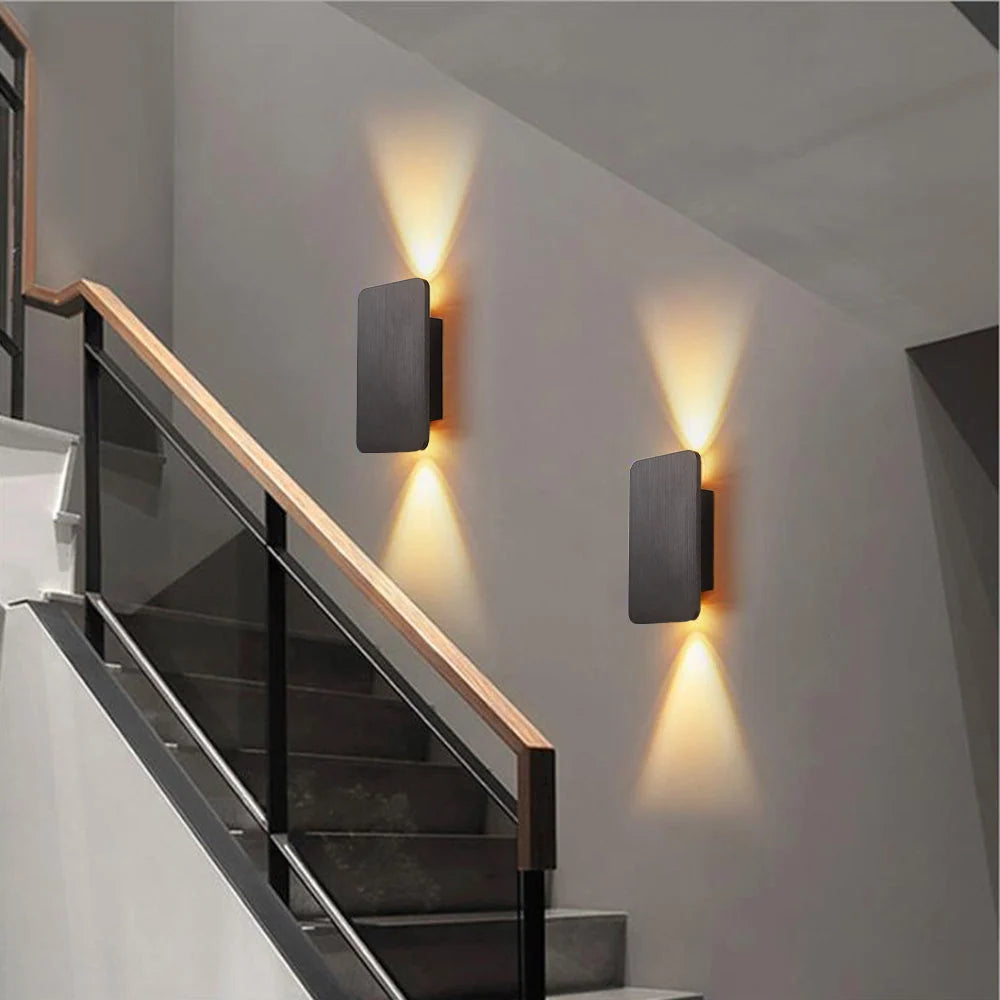 Indoor Wall Light Metal Built-In Warm LED