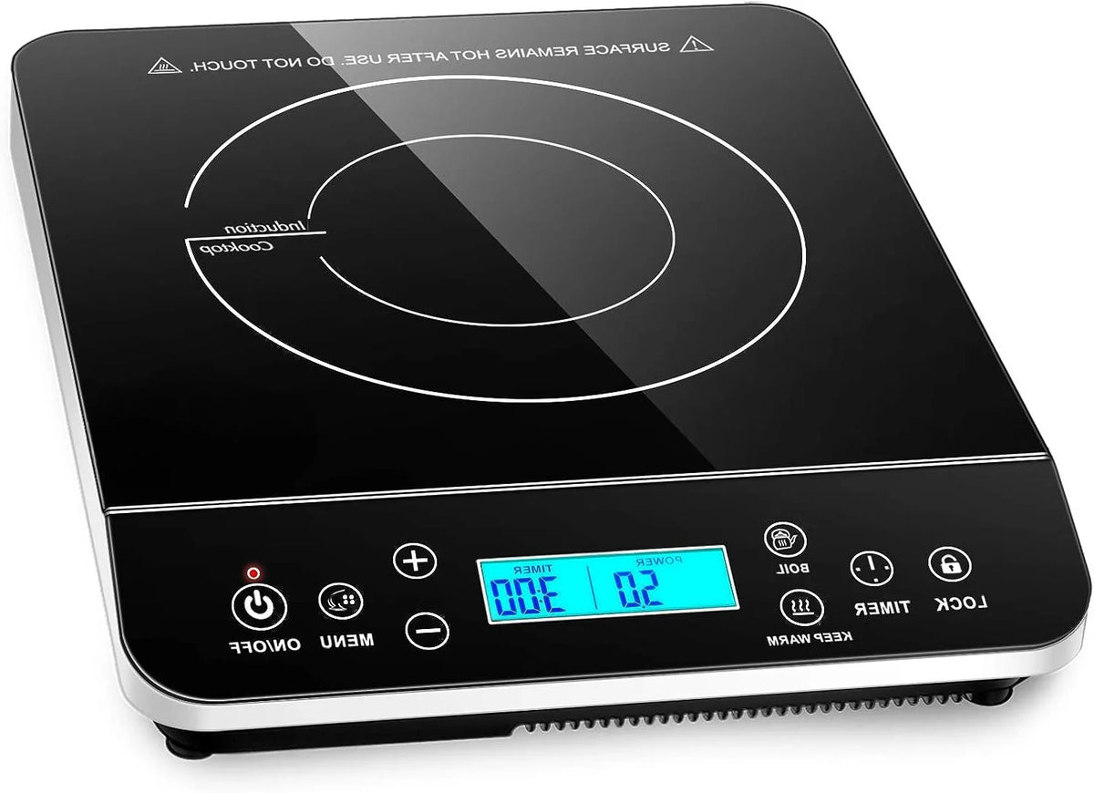 Induction Cooktop 1800W Touch LCD Auto-Pan Detection