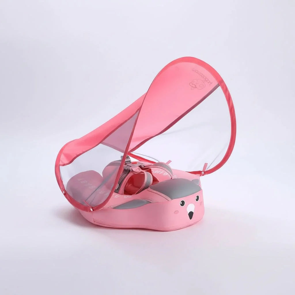 Infant Pool Float Seated Harness & Removable Sun Canopy