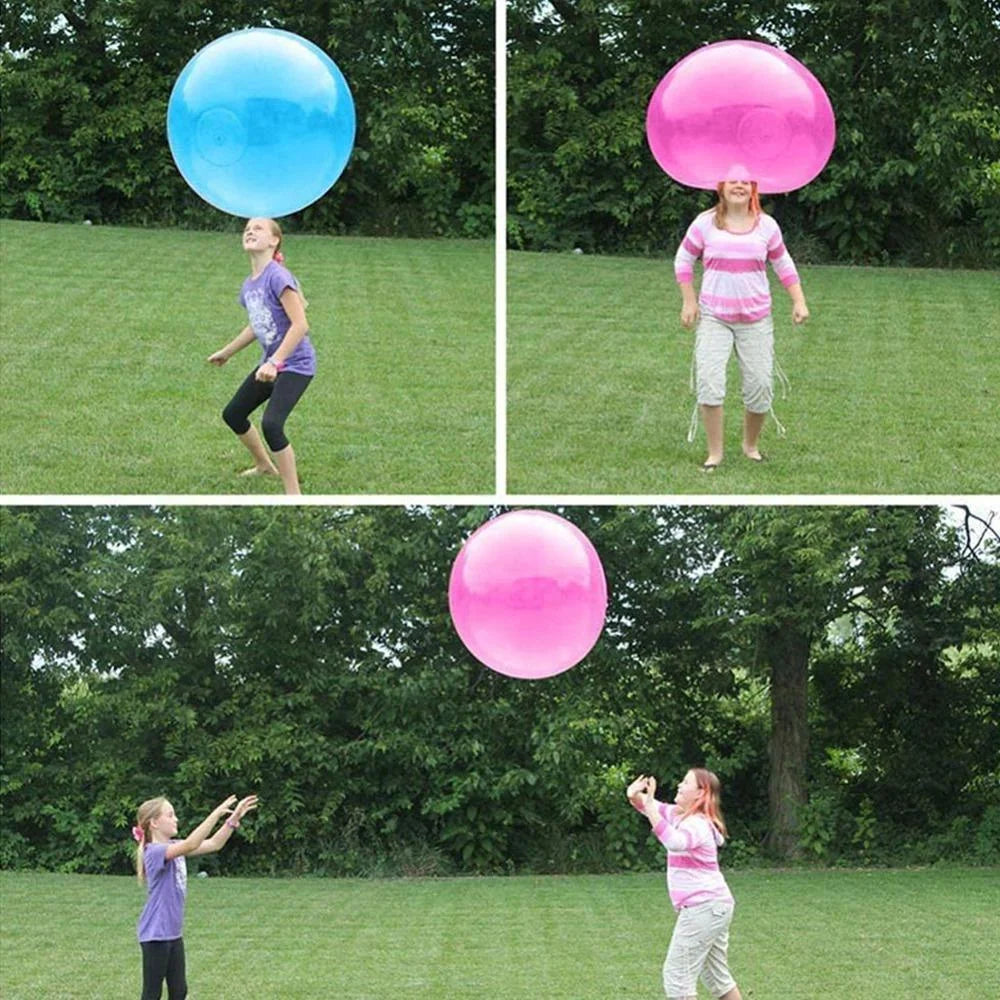Inflatable Bubble Ball Dual Fill Floats & Bounces