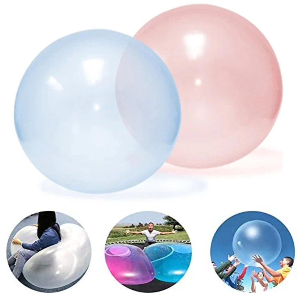 Inflatable Bubble Ball Dual Fill Floats & Bounces